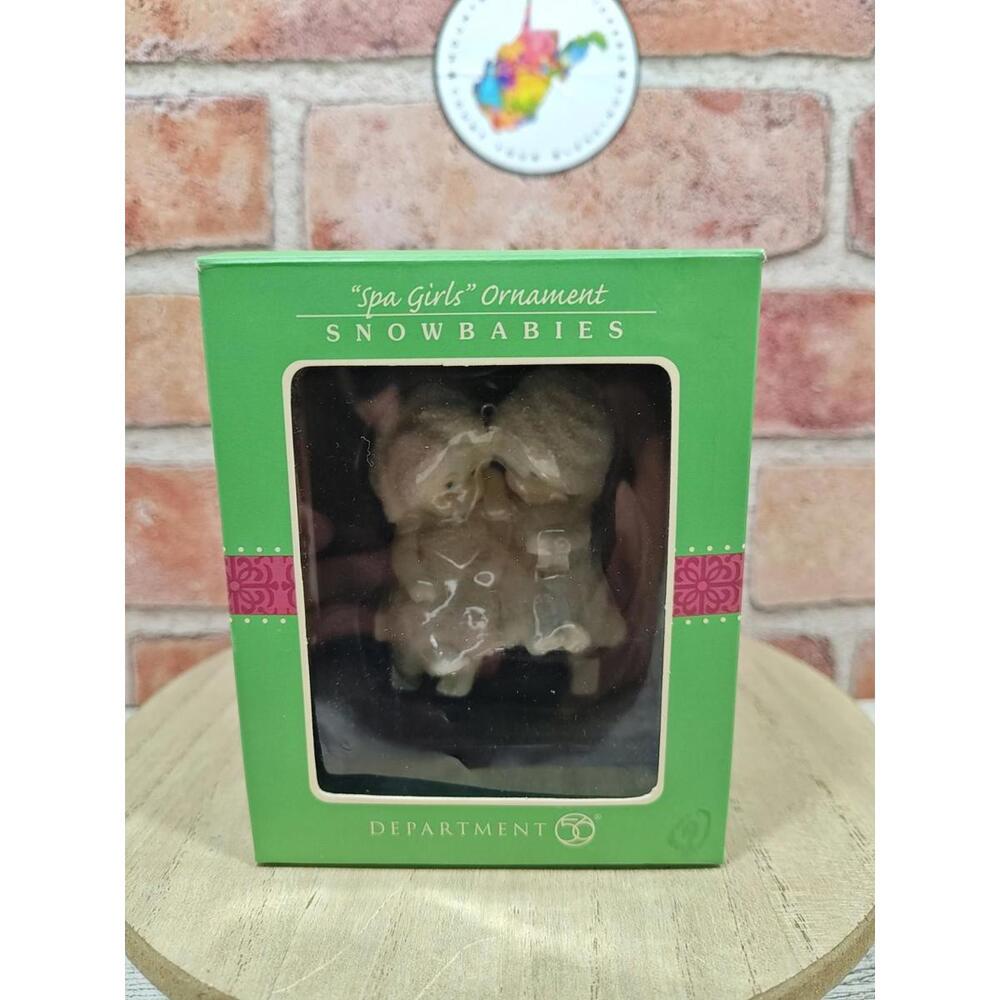 Snowbabies "Spa Girls" Ornament 2008 Department 56 New In Box